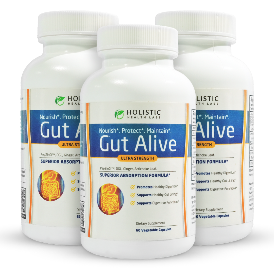3 Bottles of Gut Alive